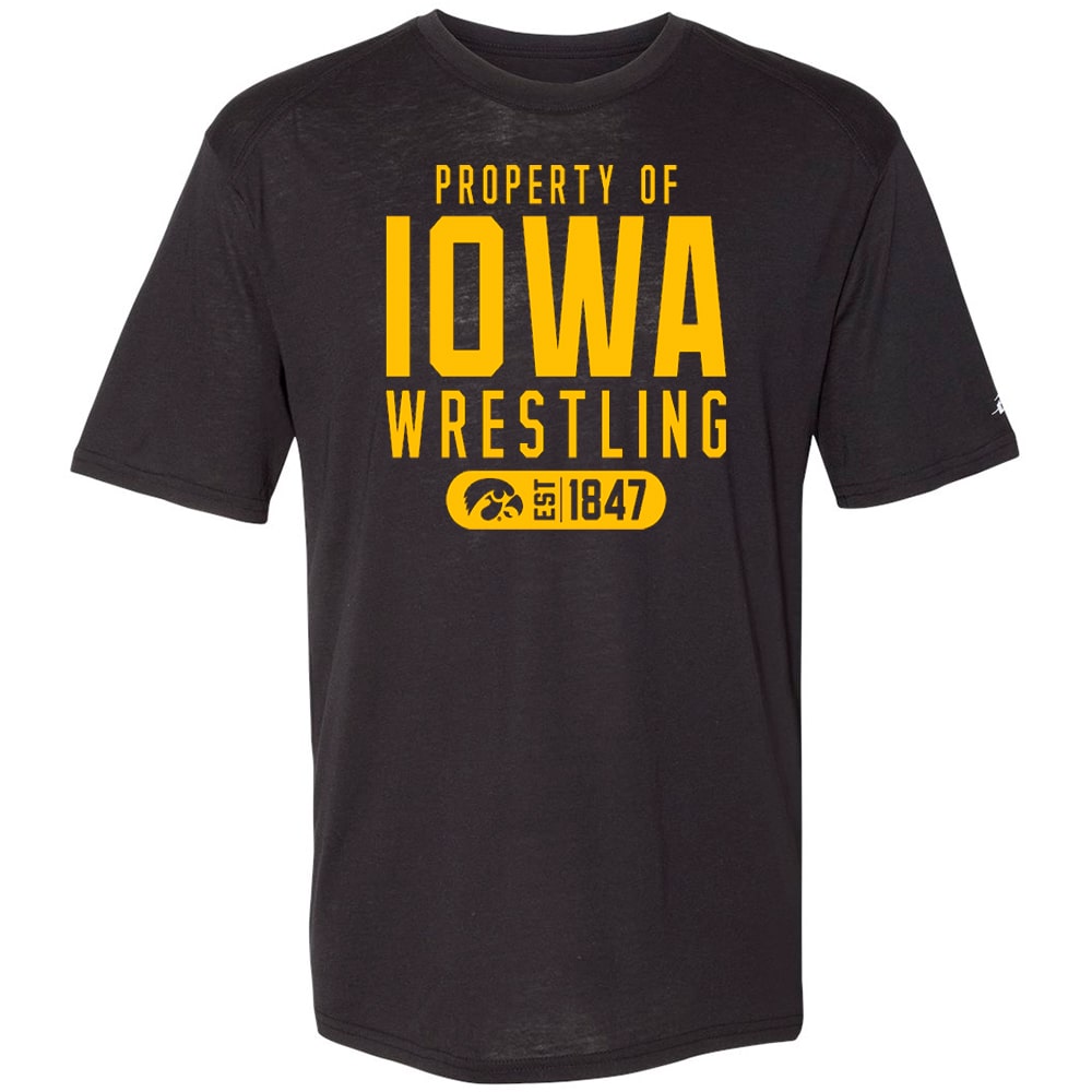Property of Iowa Hawkeyes Wrestling Triblend T-Shirt