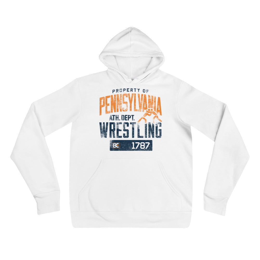 Property Of Pennsylvania Wrestling Pullover Hoodie