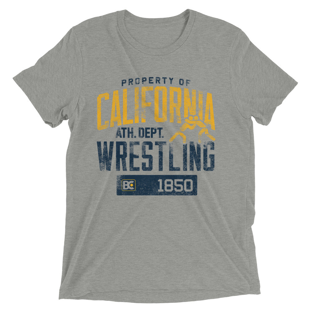 Property Of California Triblend Wrestling T-Shirt