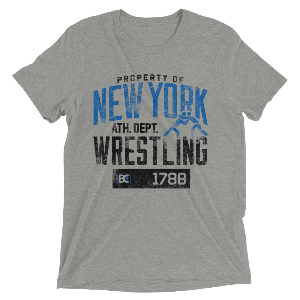 Property Of New York Triblend Wrestling T-Shirt